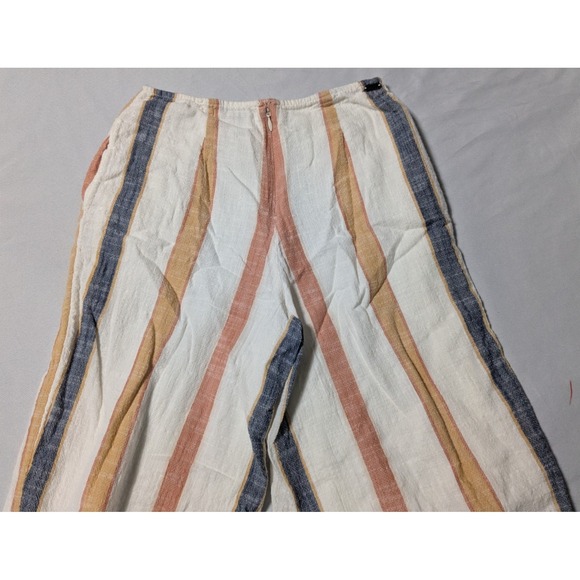 O'Neill Colada Stripe Cropped Wide Leg Pants - Women 24 (US 0) EUC - Picture 13 of 16
